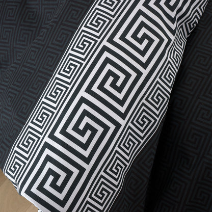 Catherine Lansfield Artemis Greek Key Duvet Cover Set