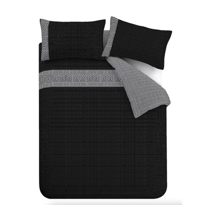 Catherine Lansfield Artemis Greek Key Duvet Cover Set