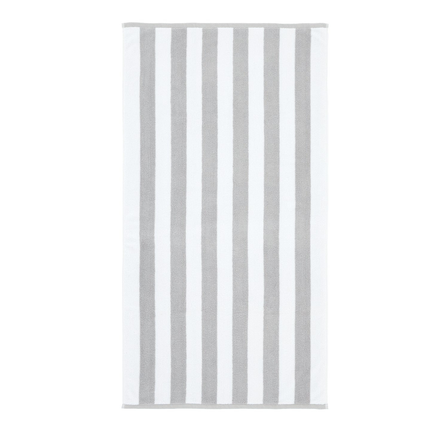 Bianca Reversible Stripe Jacquard Bath Towels - Grey