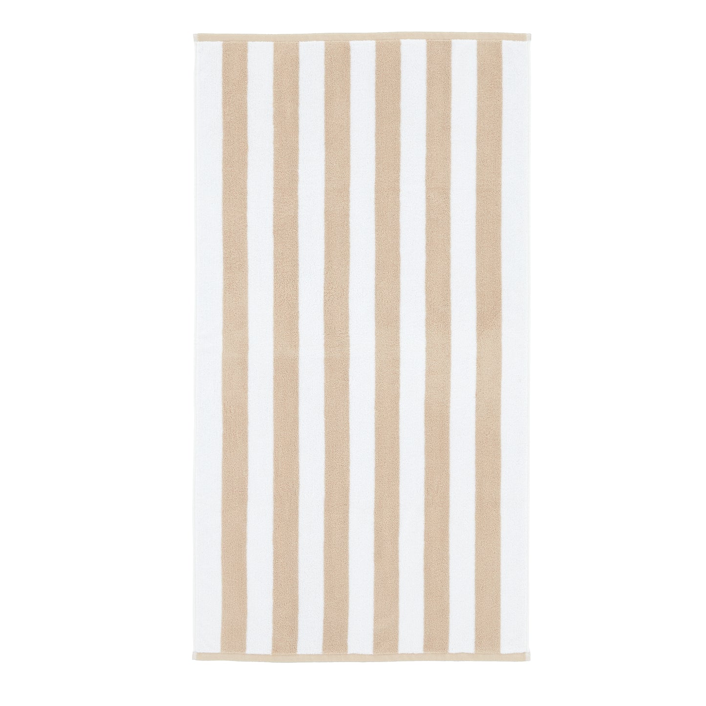 Bianca Reversible Stripe Jacquard Bath Towels - Natural