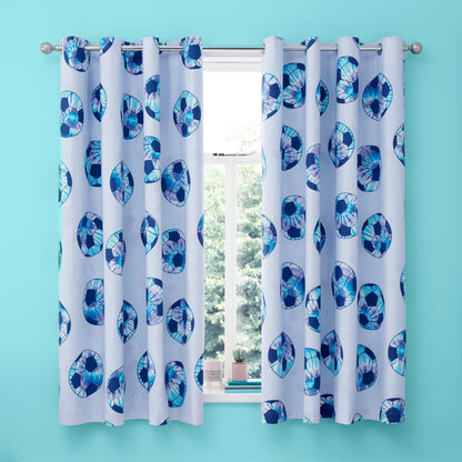 Catherine Lansfield Tie Dye Football Eyelet Curtains