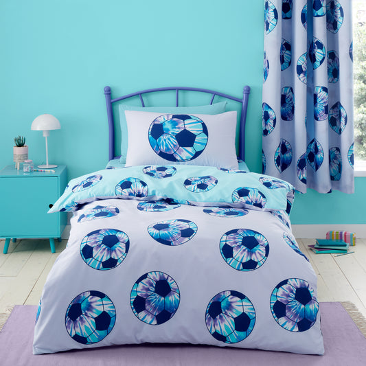 Catherine Lansfield Tie Dye Football Duvet Cover Set