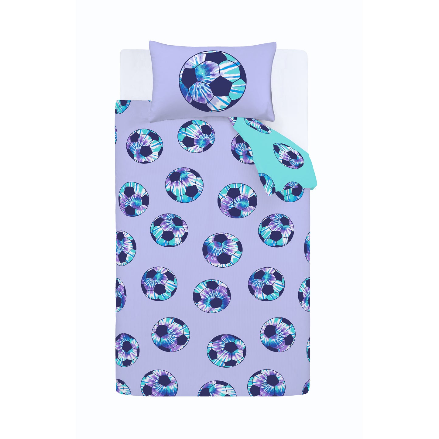 Catherine Lansfield Tie Dye Football Duvet Cover Set