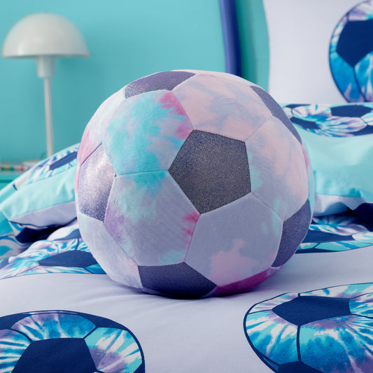 Catherine Lansfield Tie Dye Football 3D Cushion