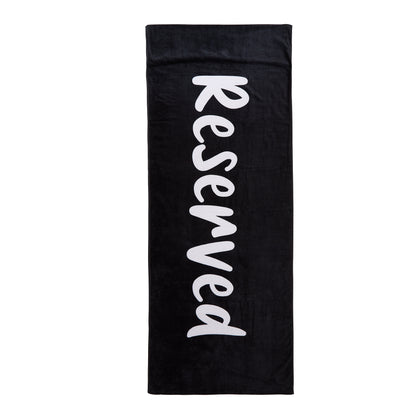 Catherine Lansfield Reserved Lounger Beach Towel