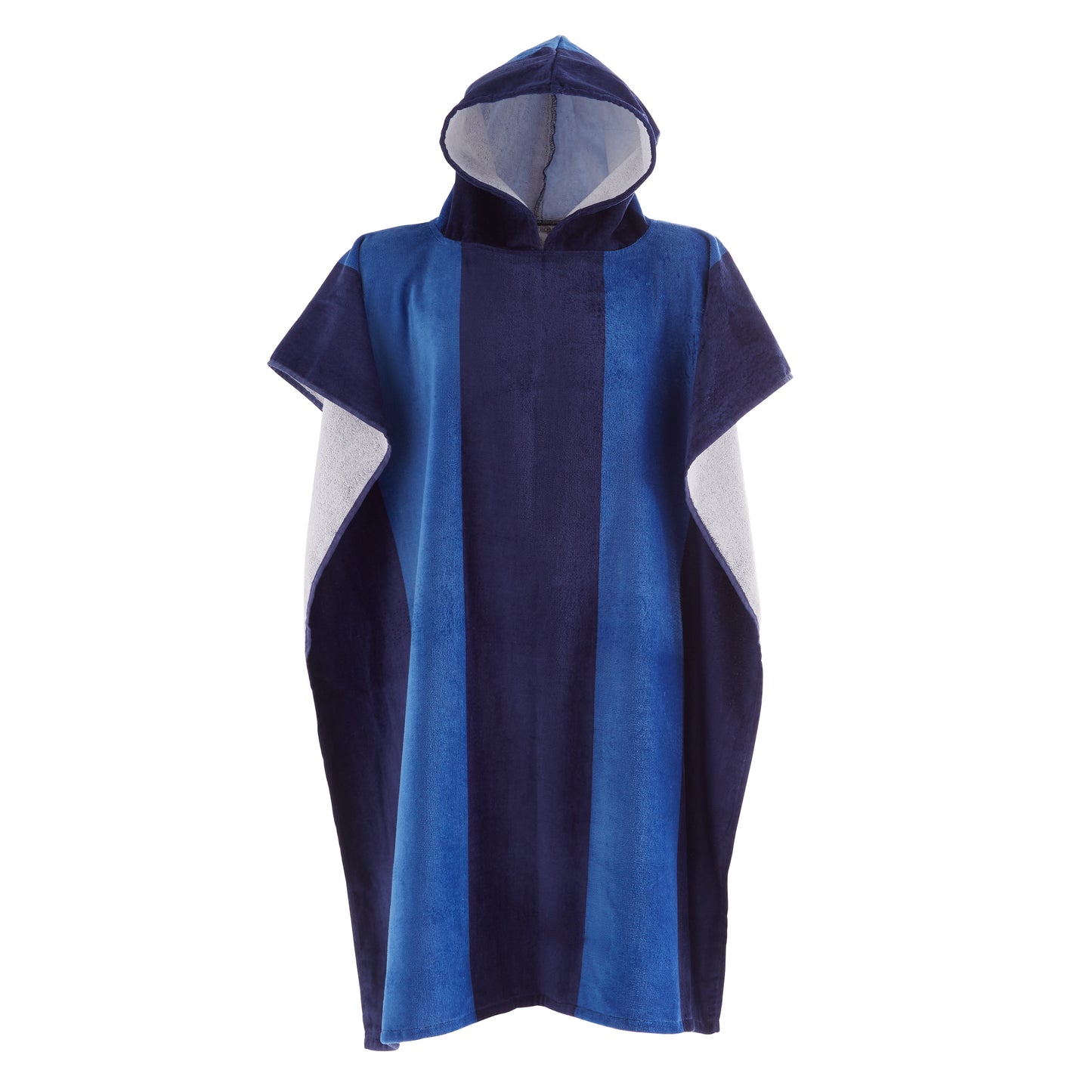 Catherine Lansfield Stripe Hooded Poncho Towel