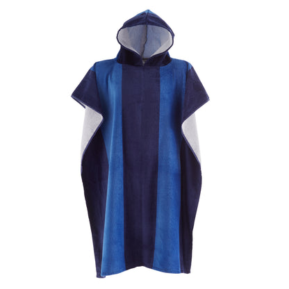 Catherine Lansfield Stripe Hooded Poncho Towel