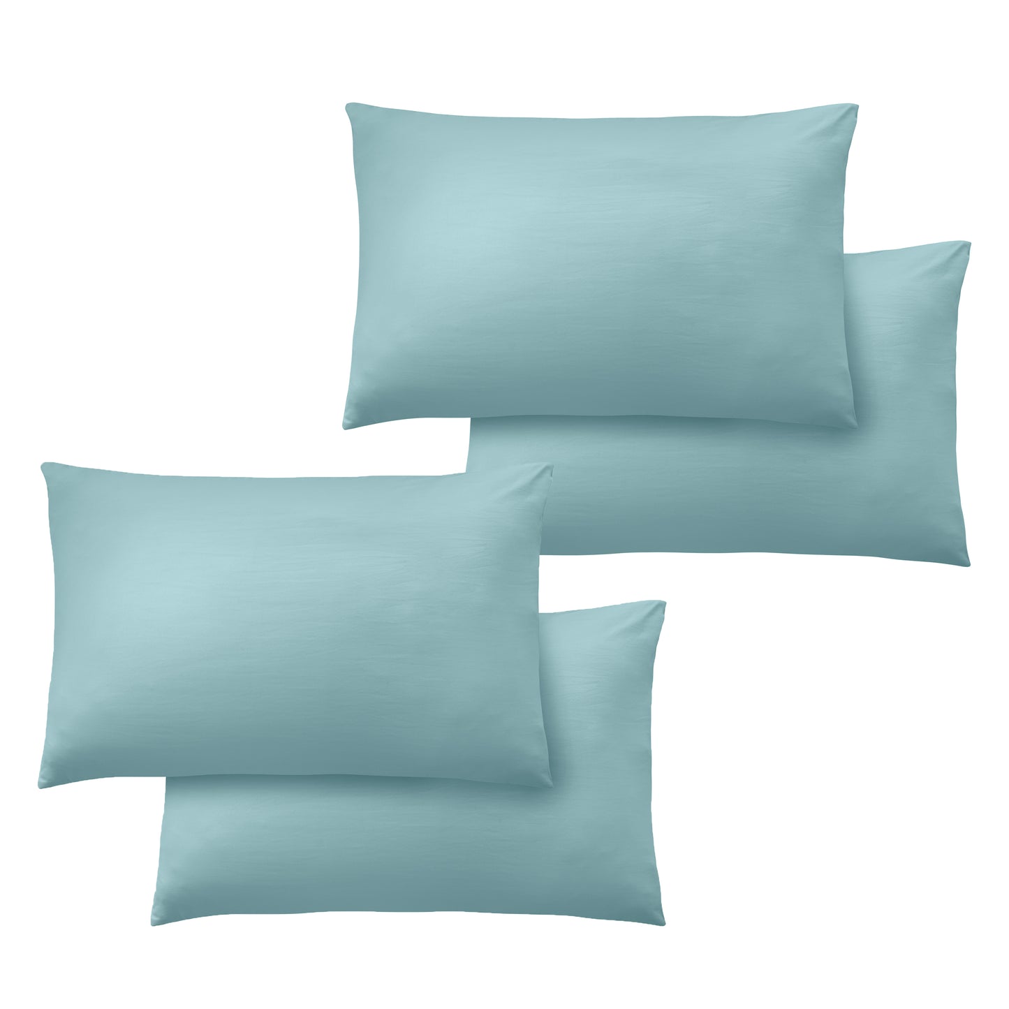 Catherine Lansfield So Soft Non-Iron Fitted Sheet - Duck Egg
