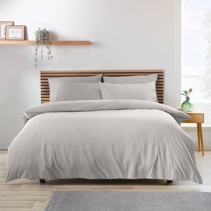 Catherine Lansfield So Soft Non-Iron Duvet Cover Set - Grey