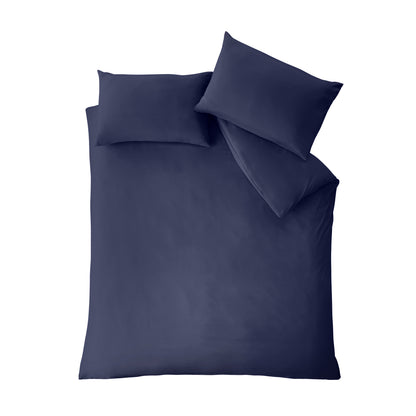 Catherine Lansfield So Soft Non-Iron Duvet Cover Set - Navy