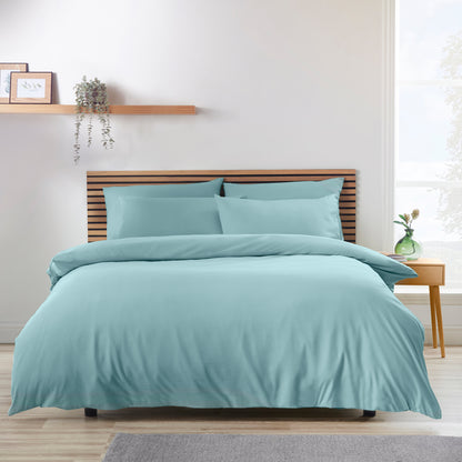 Catherine Lansfield So Soft Non-Iron Duvet Cover Set - Duck Egg
