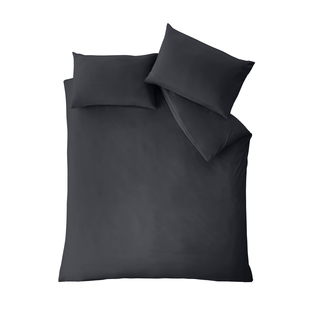 Catherine Lansfield So Soft Non-Iron Duvet Cover Set - Black