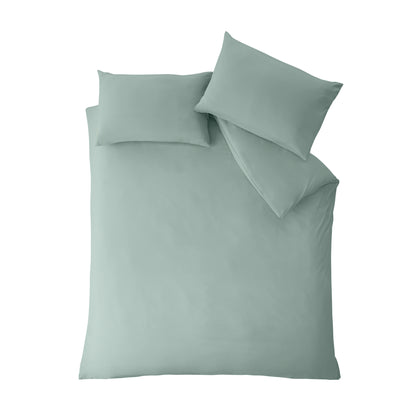 Catherine Lansfield So Soft Non-Iron Duvet Cover Set - Green