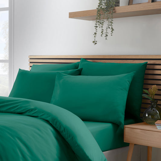 Catherine Lansfield So Soft Non-Iron Fitted Sheet - Teal