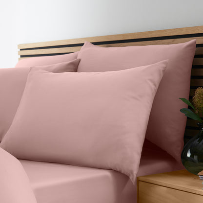 Catherine Lansfield So Soft Non-Iron Duvet Cover Set - Blush