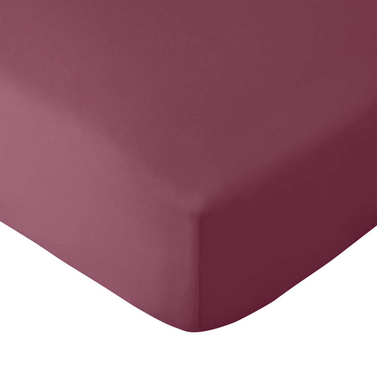 Catherine Lansfield So Soft Non-Iron Fitted Sheet - Burgundy