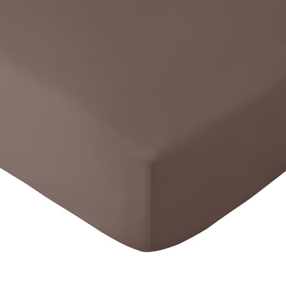 Catherine Lansfield So Soft Non-Iron Fitted Sheet - Chocolate