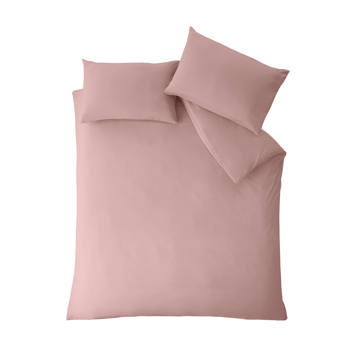 Catherine Lansfield So Soft Non-Iron Duvet Cover Set - Blush
