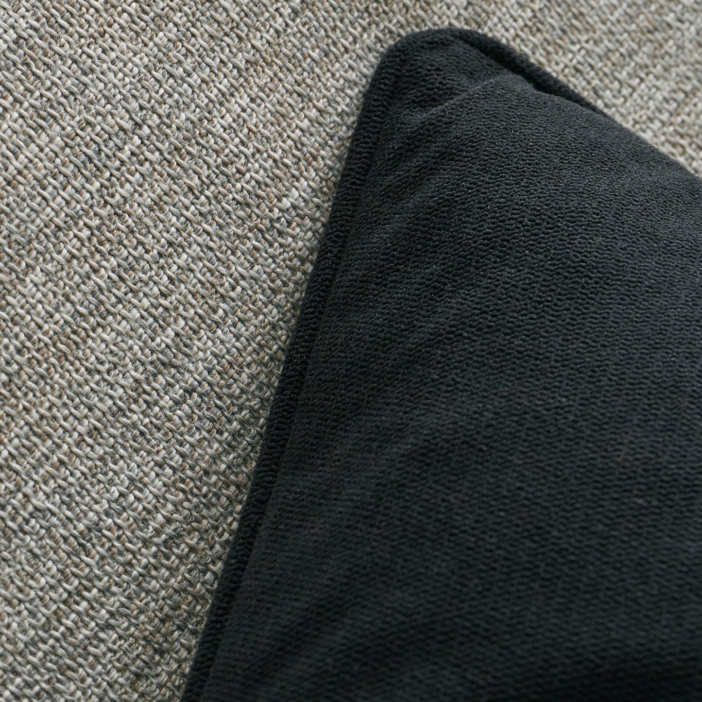 Catherine Lansfield Wilson Velvet Filled Cushion - Black