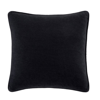Catherine Lansfield Wilson Velvet Filled Cushion - Black