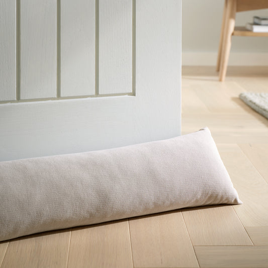Catherine Lansfield Wilson Velvet Draught Excluder - Grey