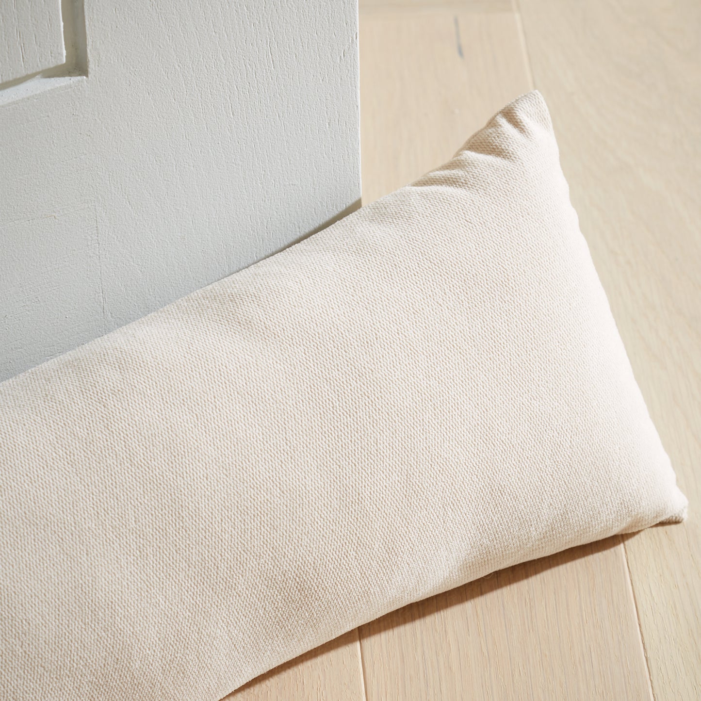 Catherine Lansfield Wilson Velvet Draught Excluder - Natural