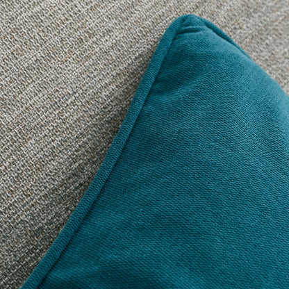 Catherine Lansfield Wilson Velvet Filled Cushion - Green