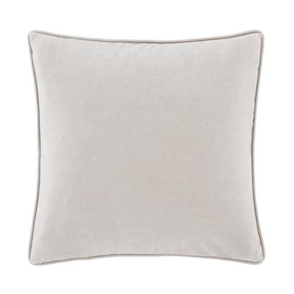Catherine Lansfield Wilson Velvet Filled Cushion - Grey