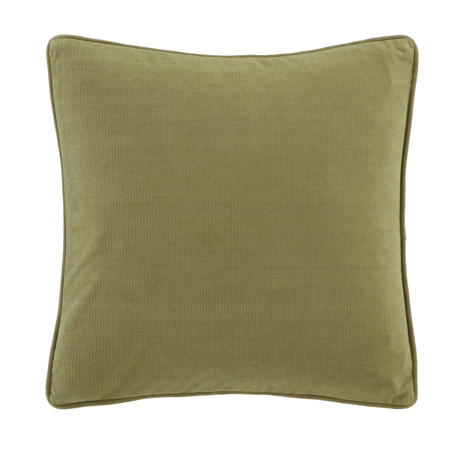 Catherine Lansfield Wilson Velvet Filled Cushion - Olive