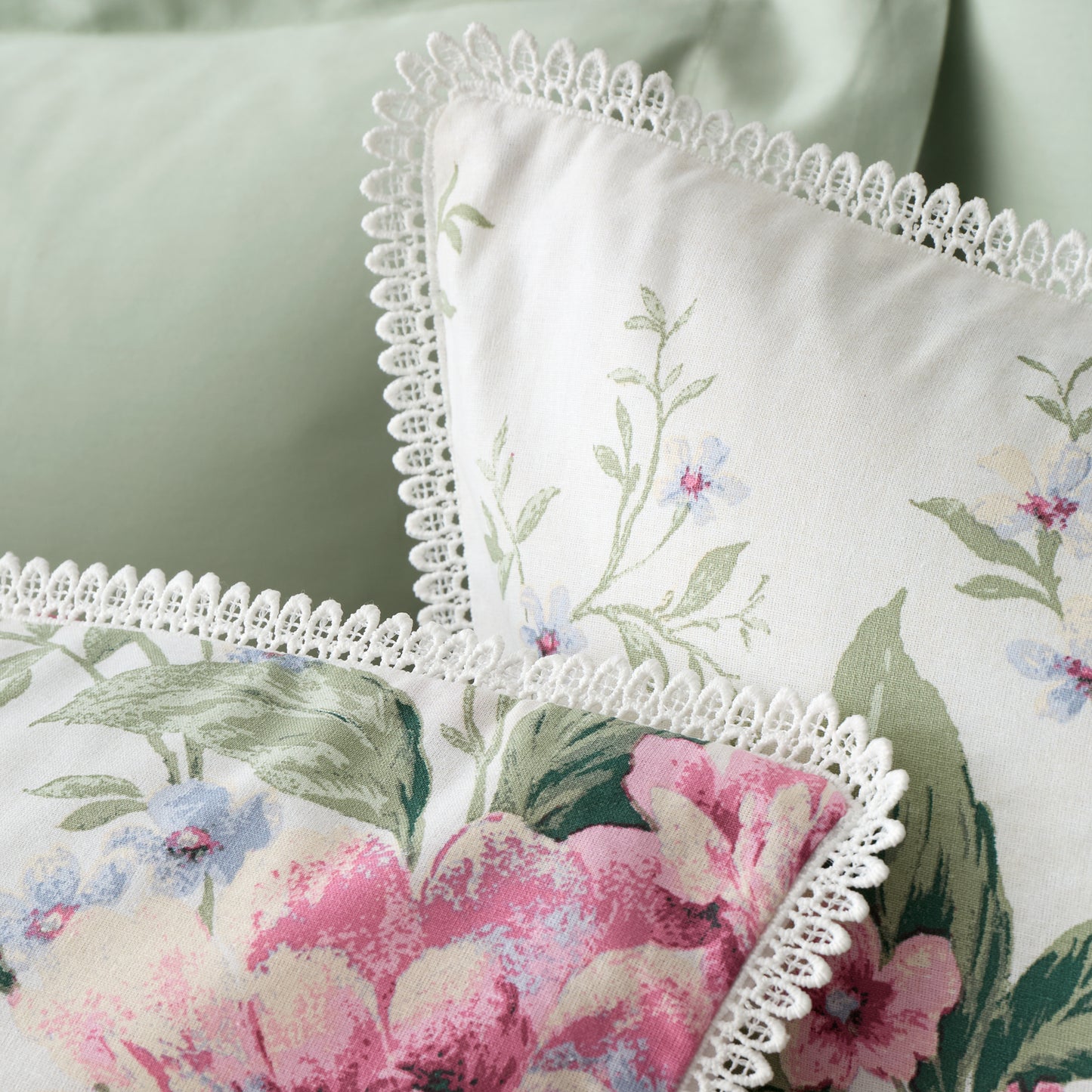 Bridgerton Penelope Floral Duvet Cover Set - Cream