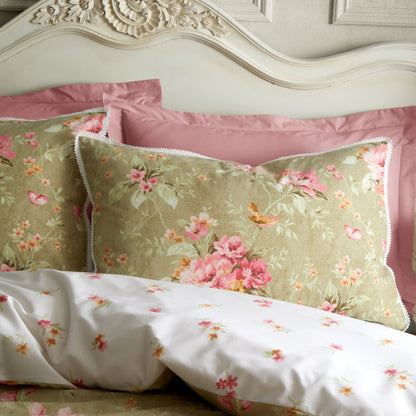 Bridgerton Penelope Floral Duvet Cover Set - Green