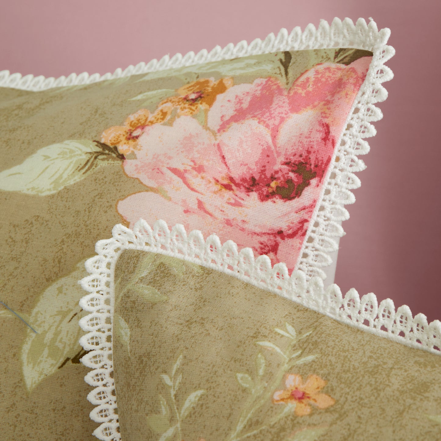 Bridgerton Penelope Floral Duvet Cover Set - Green