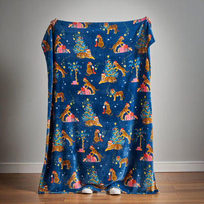 Catherine Lansfield Christmas Tiger Throw