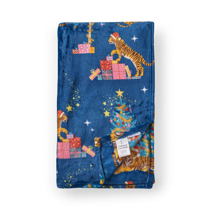 Catherine Lansfield Christmas Tiger Throw