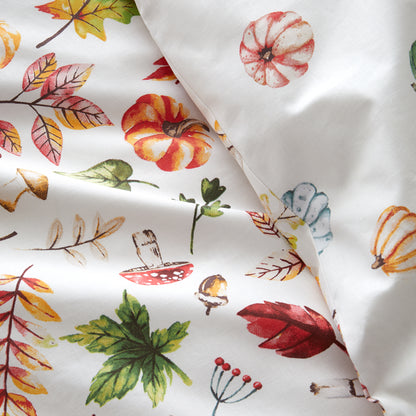 Catherine Lansfield Autumn Pumpkins Duvet Cover Set - Orange