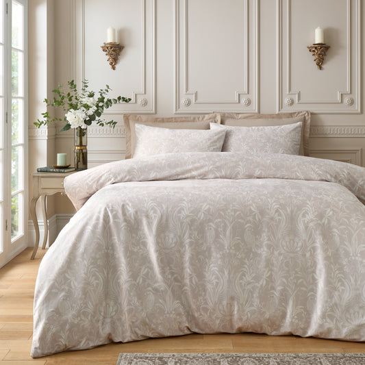 Bridgerton Regal Birds Duvet Cover Set - Natural