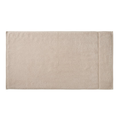 Bianca Zero Twist Satin Stitch Bath Towels - Natural