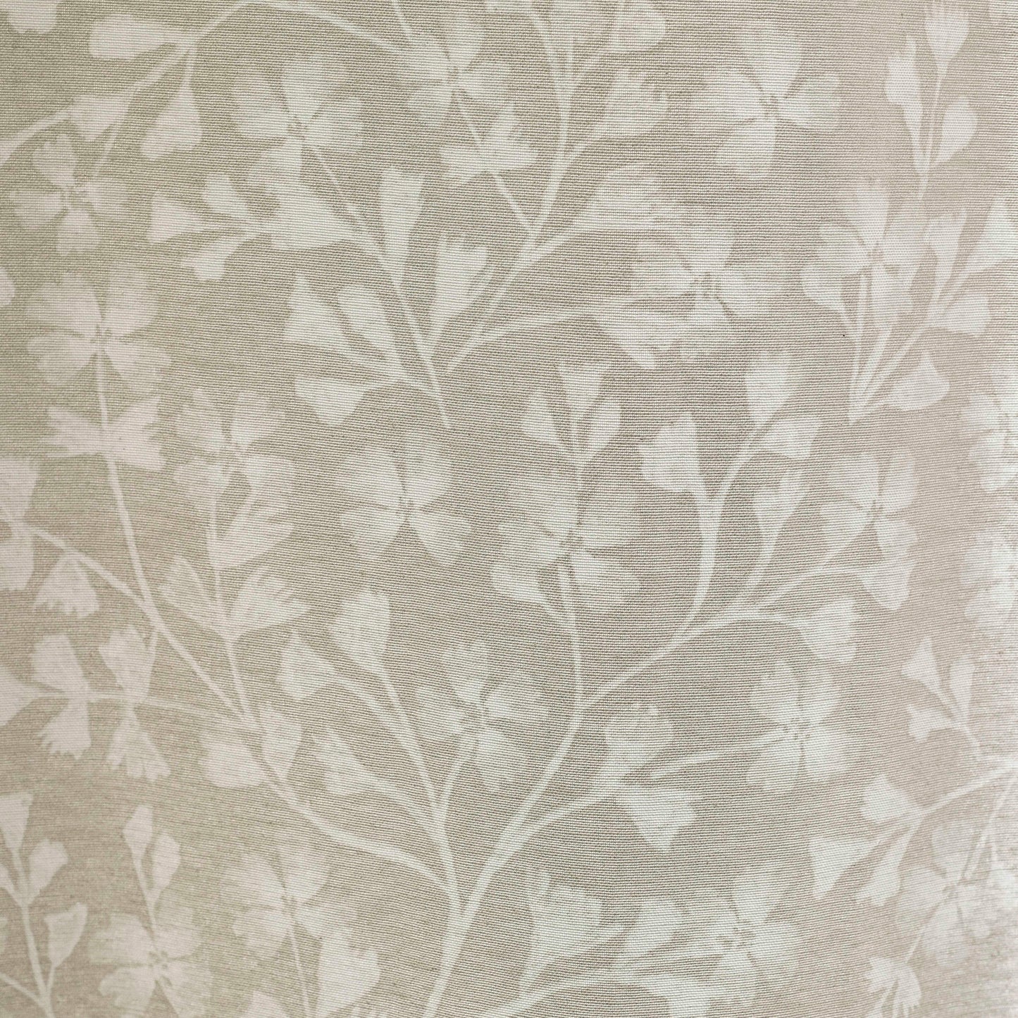 Catherine Lansfield Brooke Floral Pencil Pleat Curtains - Natural