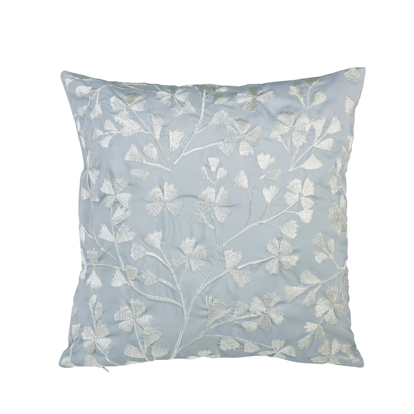 Catherine Lansfield Brooke Floral Filled Cushion - Duck Egg