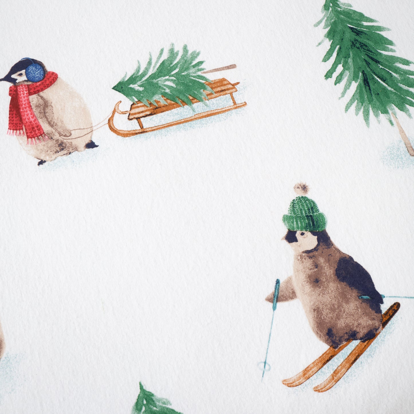 Catherine Lansfield Brushed Snowy Penguin Duvet Cover Set