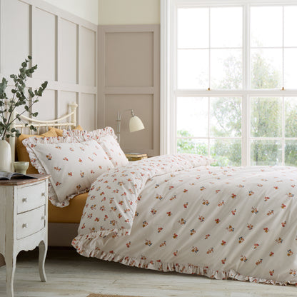 Catherine Lansfield Frill Ditsy Floral Duvet Cover Set
