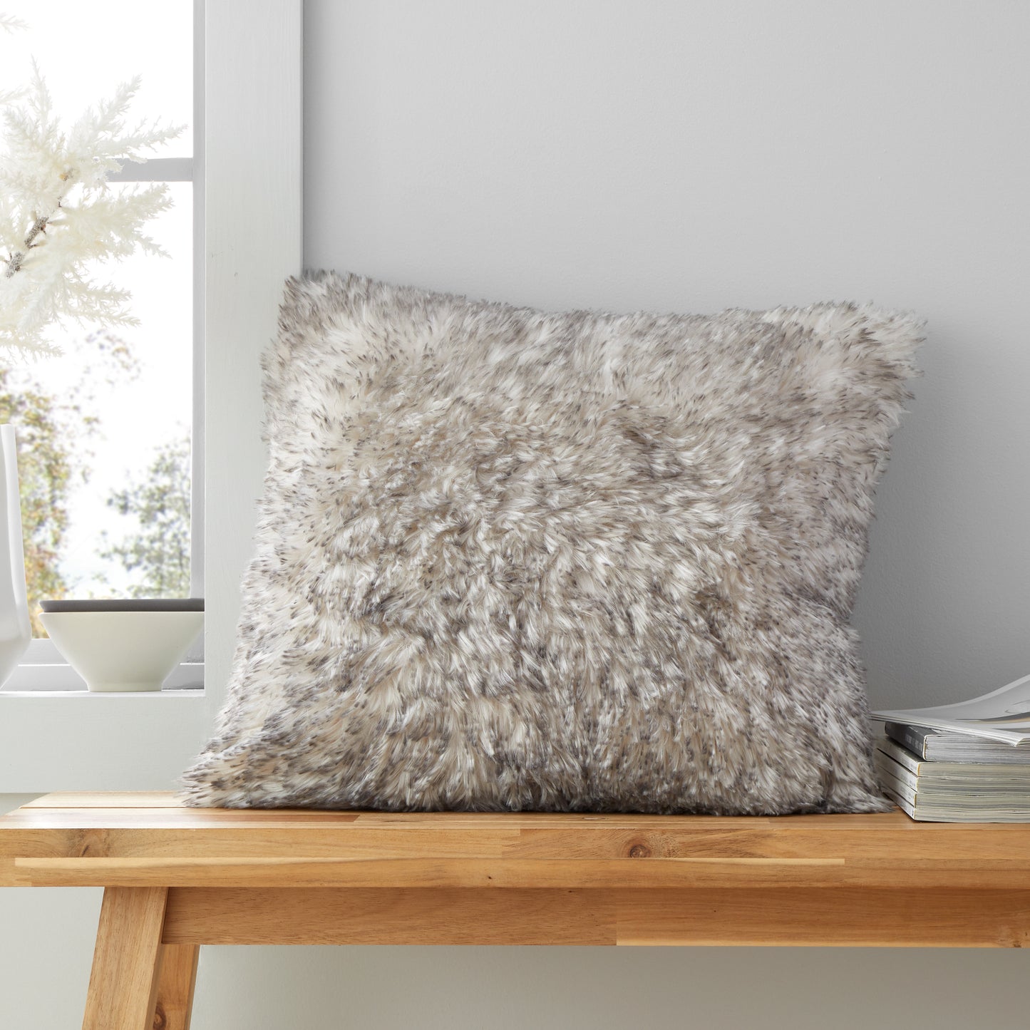 Catherine Lansfield Arctic Fox Filled Cushion