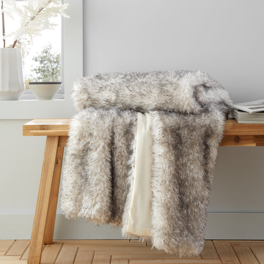 Catherine Lansfield Arctic Fox Throw