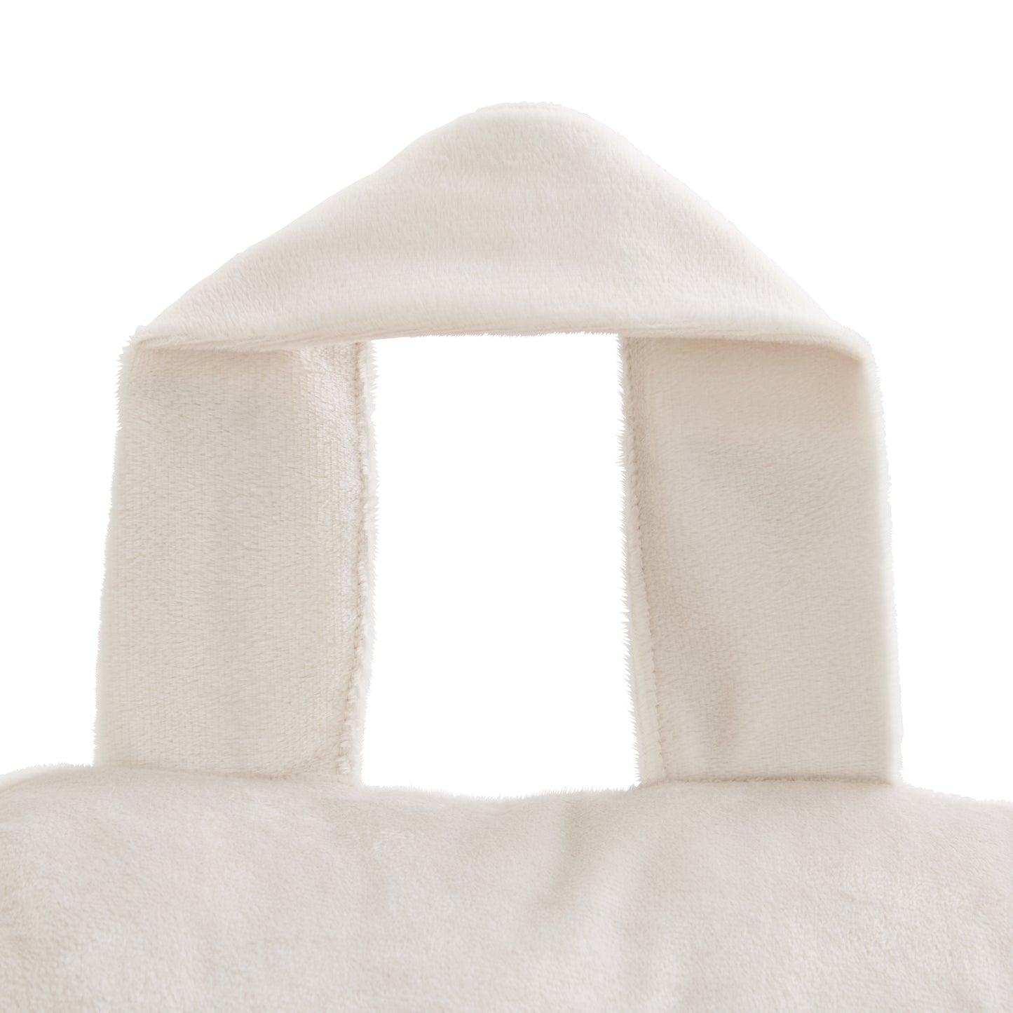 Catherine Lansfield Kingsley Matt Velvet Cuddle Filled Cushion - Cream