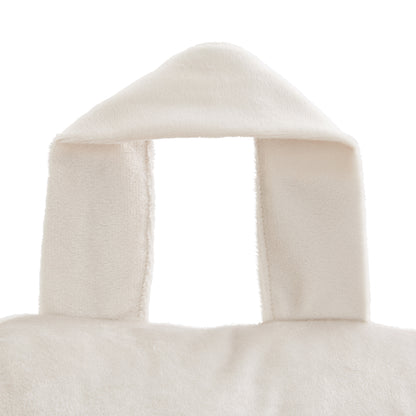 Catherine Lansfield Kingsley Matt Velvet Cuddle Filled Cushion - Cream
