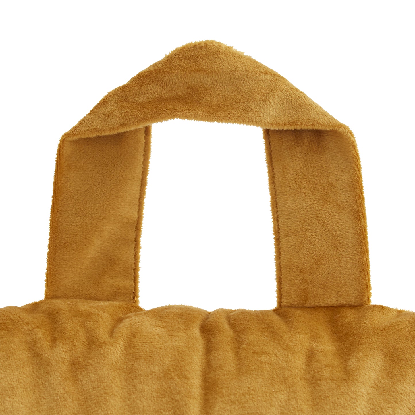 Catherine Lansfield Kingsley Matt Velvet Cuddle Filled Cushion - Ochre