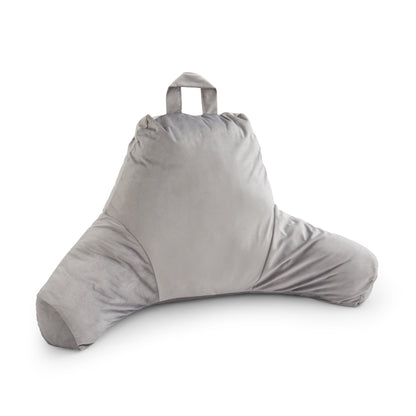 Catherine Lansfield Kingsley Matt Velvet Cuddle Filled Cushion - Silver