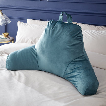 Catherine Lansfield Kingsley Matt Velvet Cuddle Filled Cushion - Teal