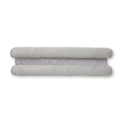 Catherine Lansfield Kingsley Matt Velvet Double-Sided Draught Excluder - Silver