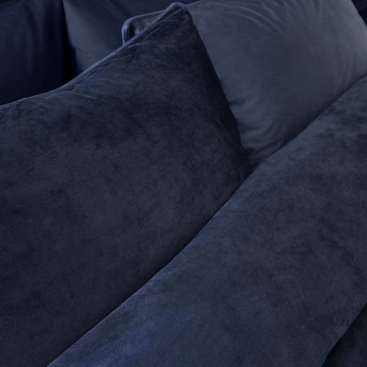 Catherine Lansfield Kingsley Matt Velvet Duvet Cover Set - Navy